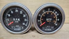 🔥 RARE Dixson Heavy Duty Tachometer And Dixson Heavy Duty Speedometer Vintage picture