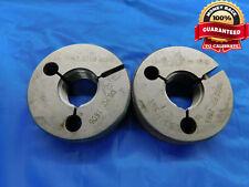 13/16 12 STUB ACME THREAD RING GAGES .8125 GO NO GO P.D.'S = .7806 & .7663 CHECK picture