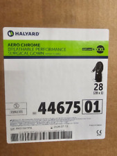 28 Halyard Aero Chrome Performance Surgical Gown XXL 44675 AAMI Level 4 Sterile picture