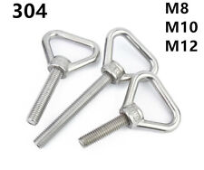 304 Stainless Steel Triangle Eye Bolts Screws M8 M10 M12 picture