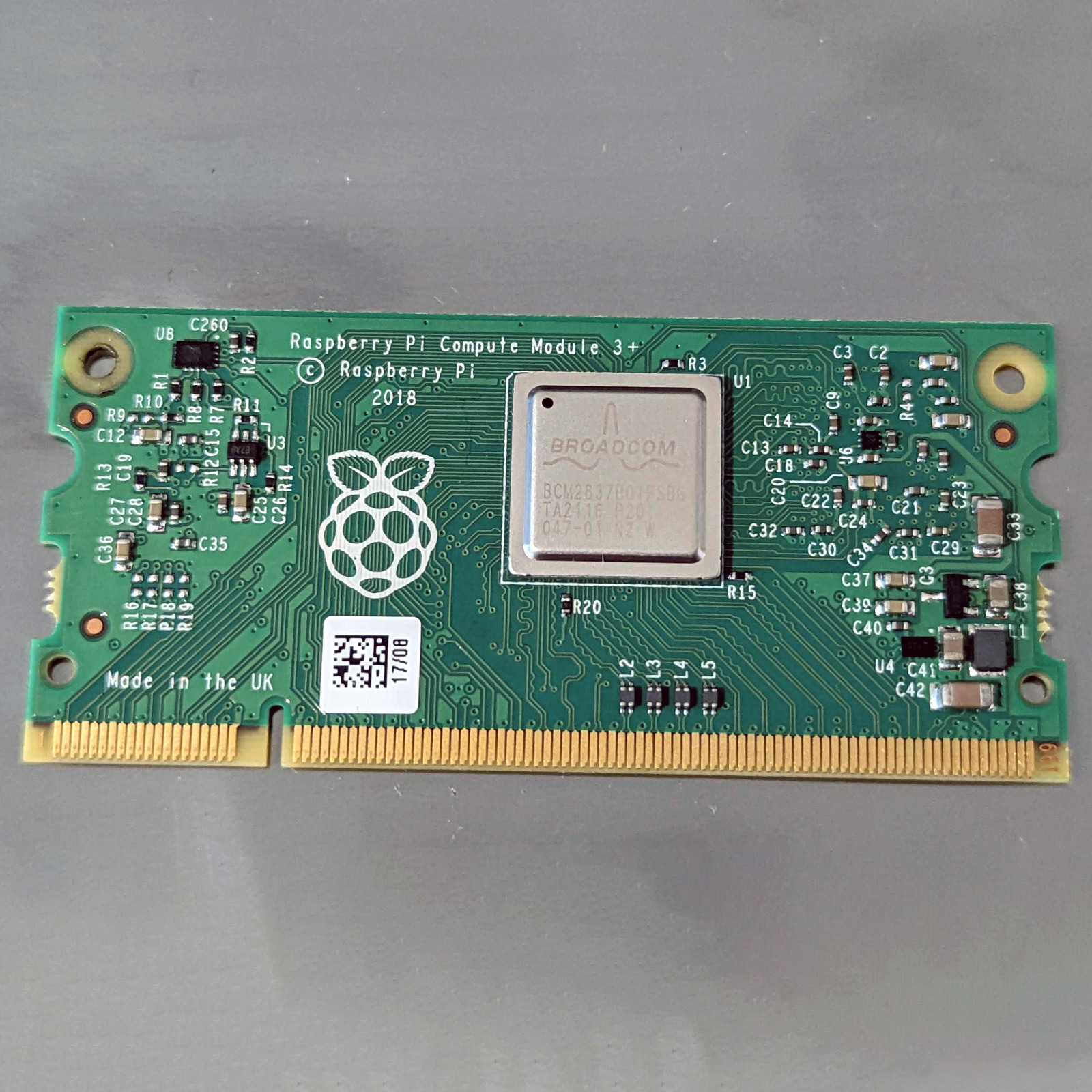 Raspberry Pi Compute Module 3+ (CM3+/8GB) - 8GB EMMC, 1GB RAM - USED, TESTED