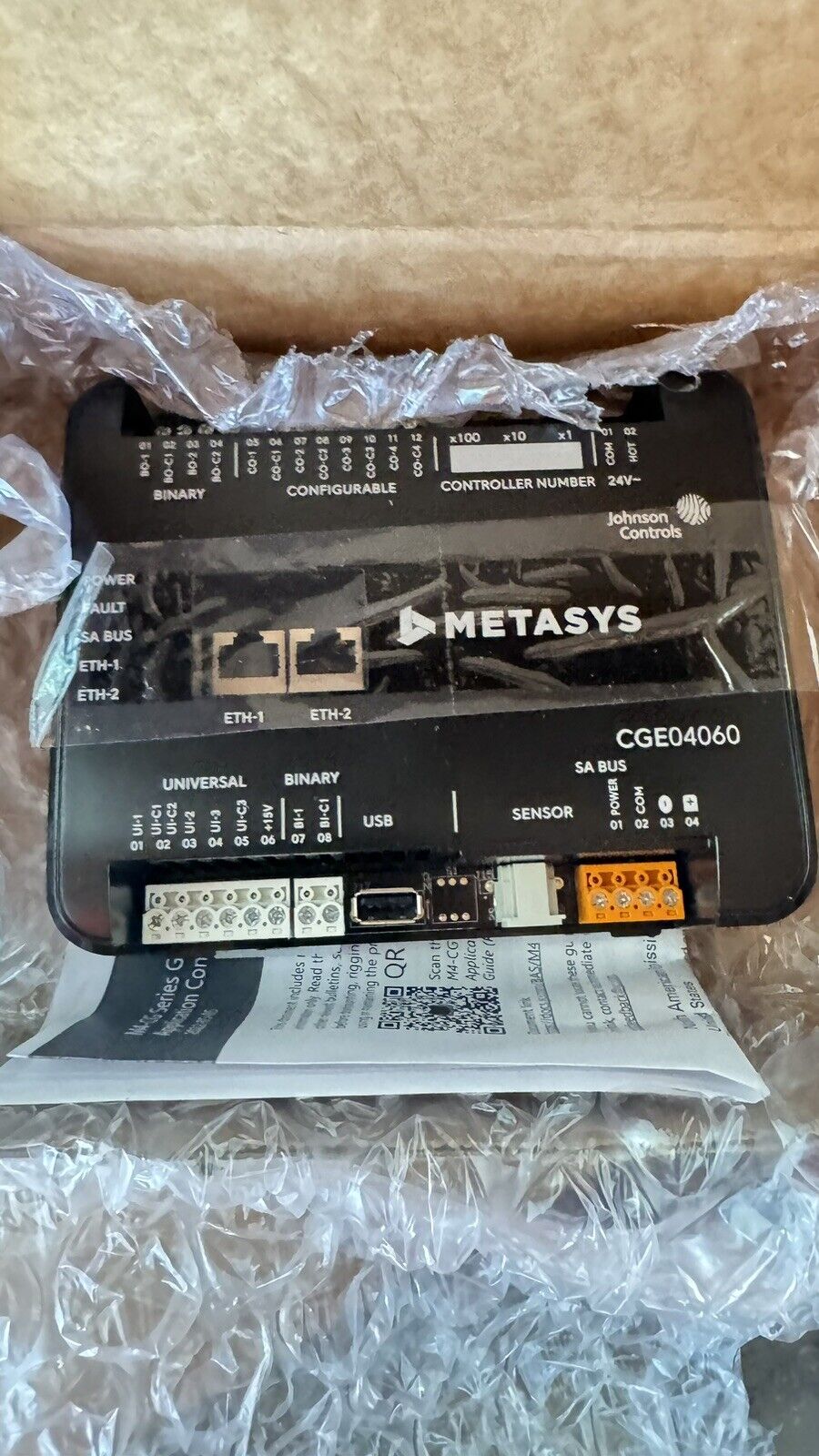 Metasys CGE04060 JCI Johnson controls Controller