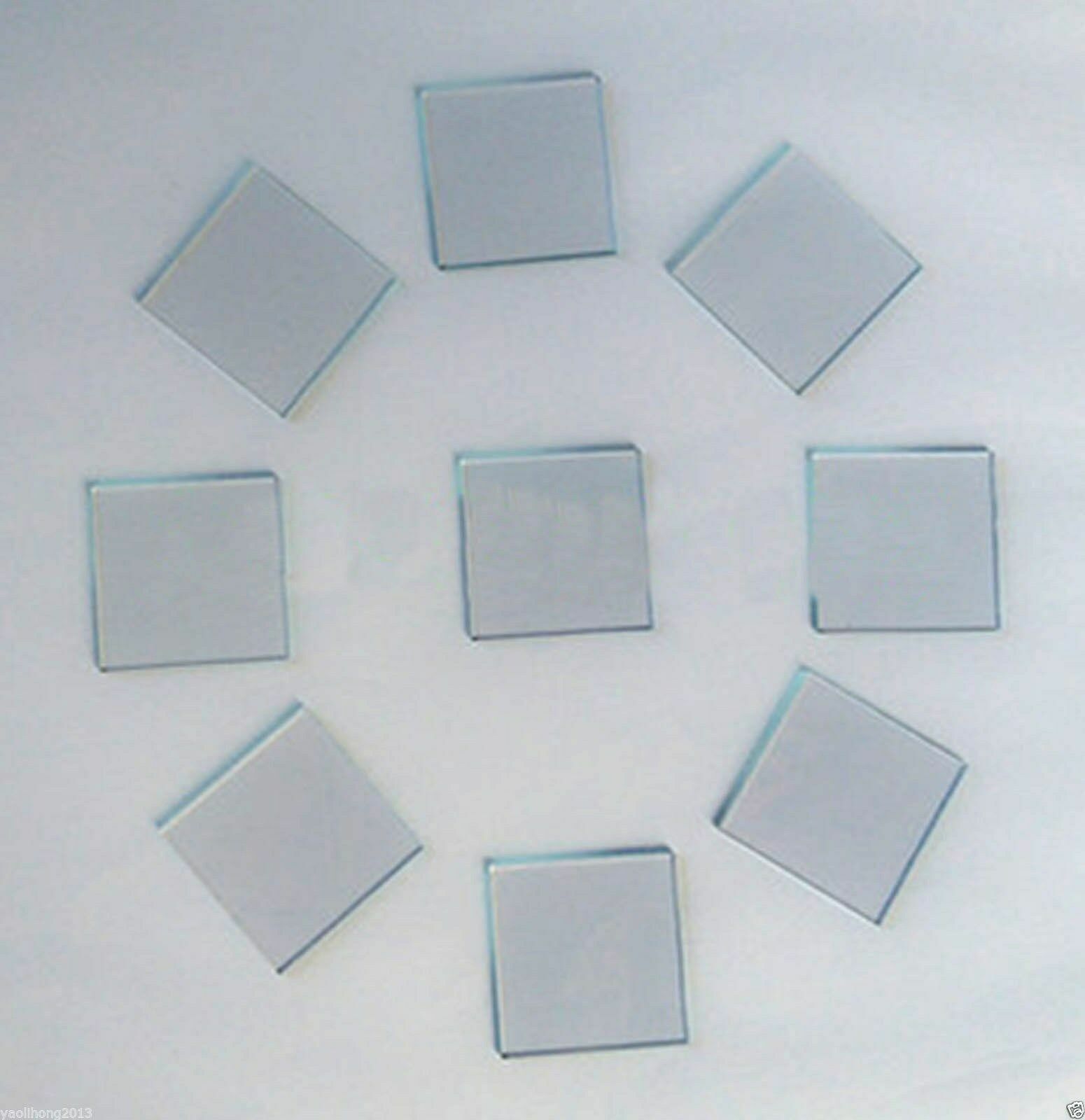 Transparent Conductive Indium Tin Oxide ITO Glass 6ohm/sq 20x20x1.1mm 5pcs