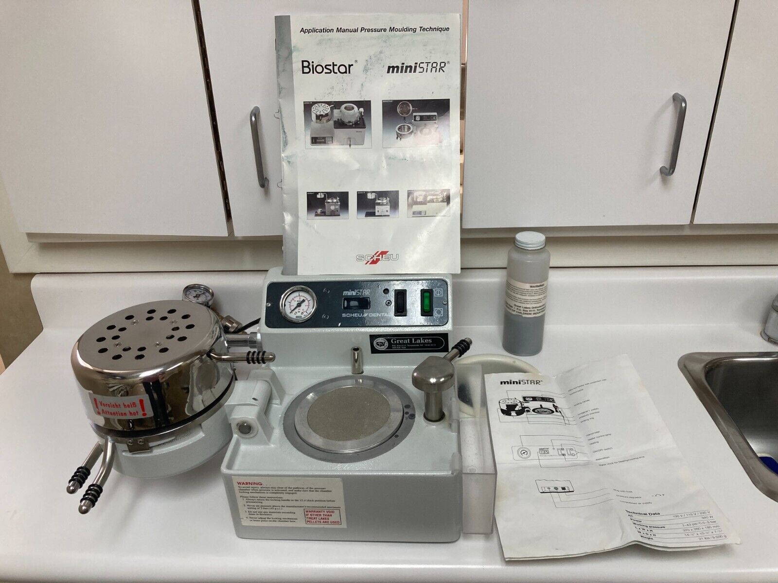 Scheu MiniStar  Dental Lab Vacuum Pressure Thermoforming System