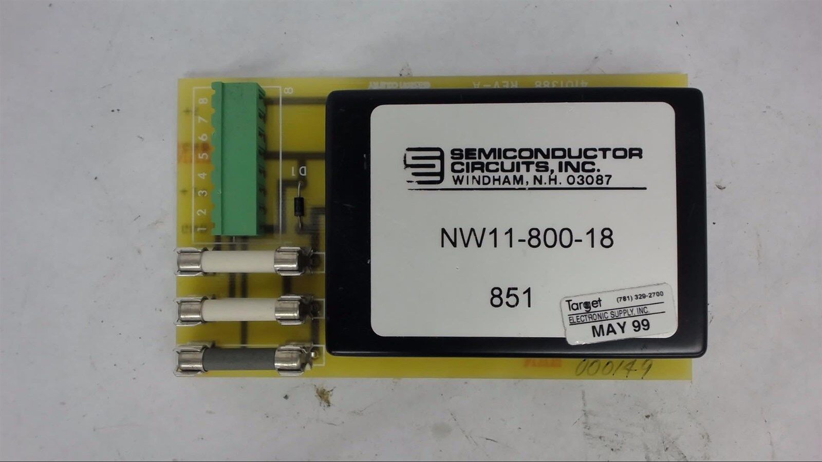 Control Board With Nw11-800-18 Semiconductor