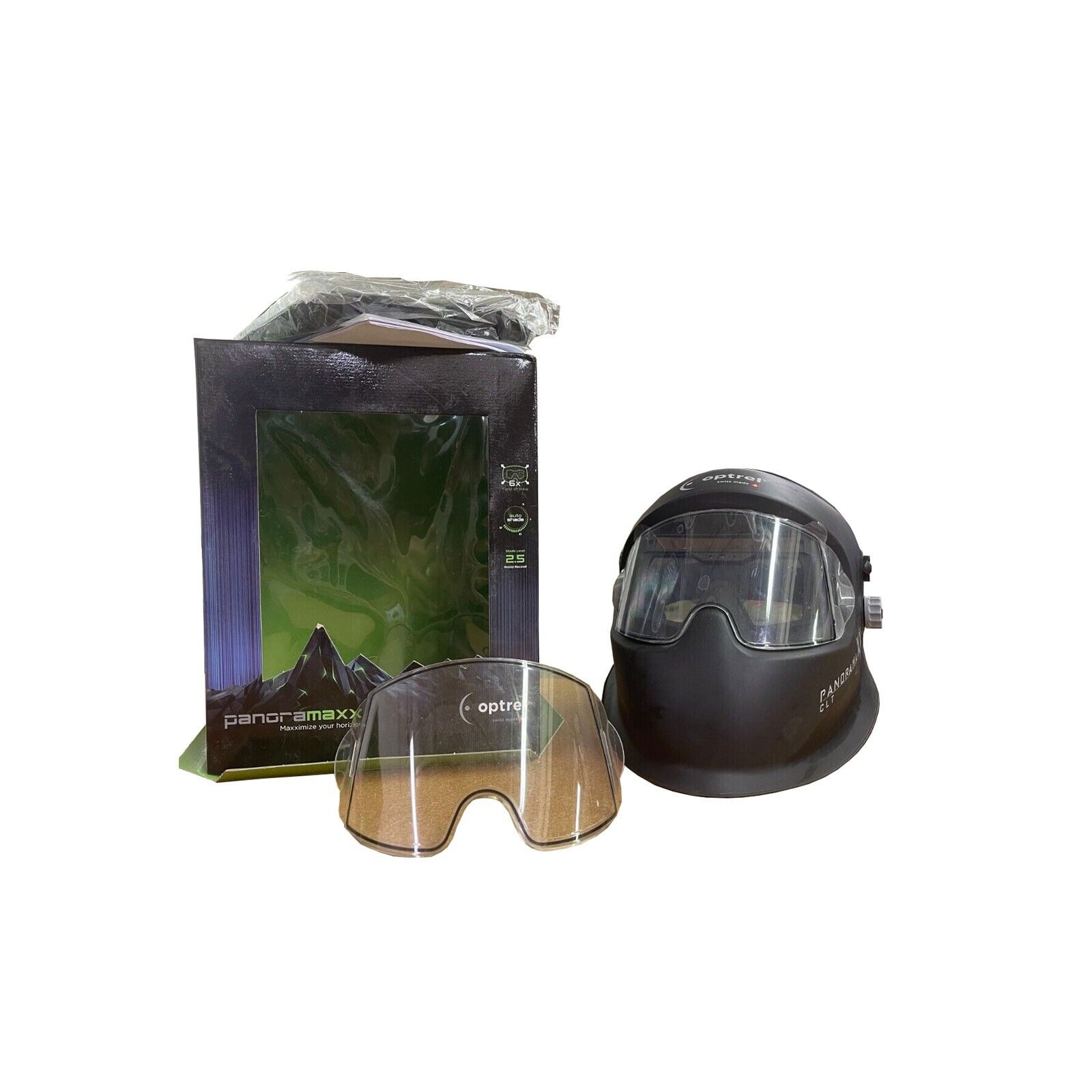 NEW OPEN BOX: Optrel Panoramaxx CLT Welding Helmet Black 1010.200