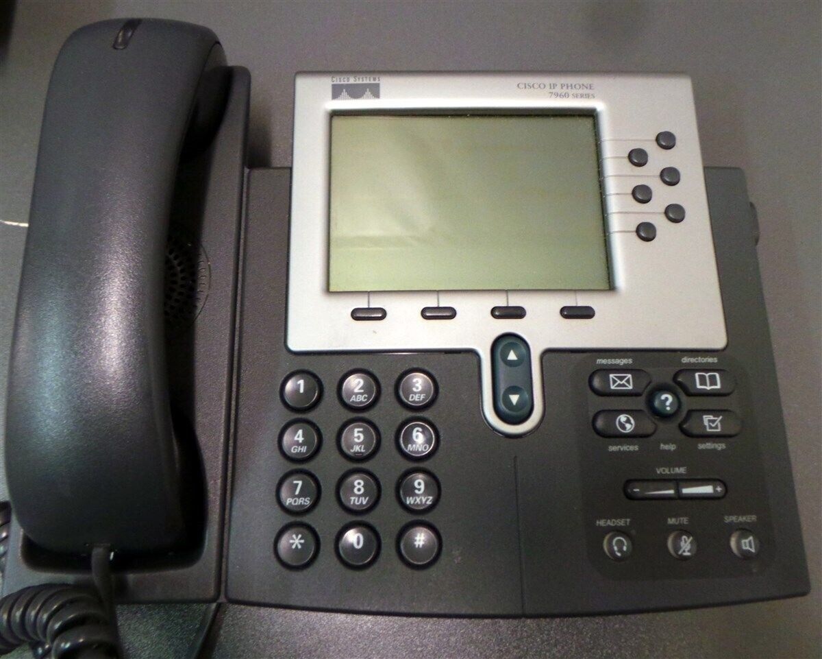 Cisco IP Business Office Phone 6 Line 7960 Series VoIP Phones LOT of 6