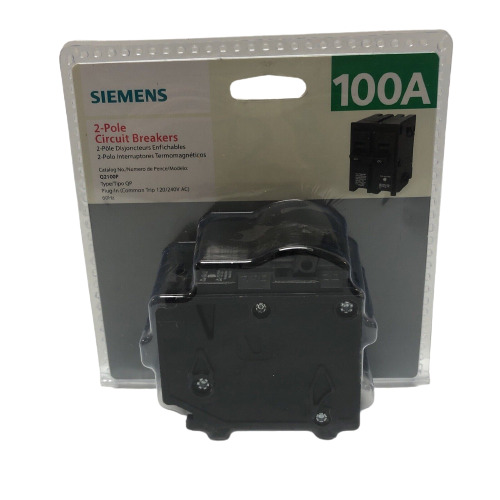 Siemens 2-Pole Circuit Breaker - 100 Amp - #Q2100P .