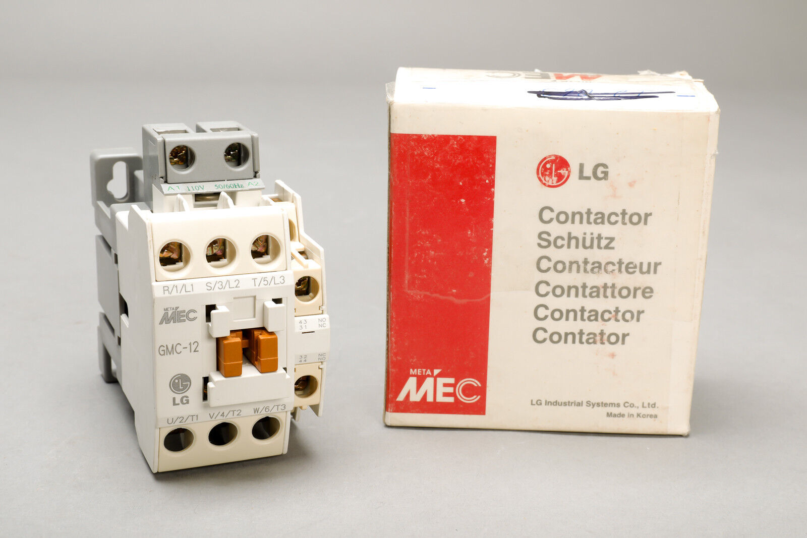 NEW GENUINE LG META MEC GMC(D)-12 Contactor Assembly 110VAC Coil SHIPS FROM USA