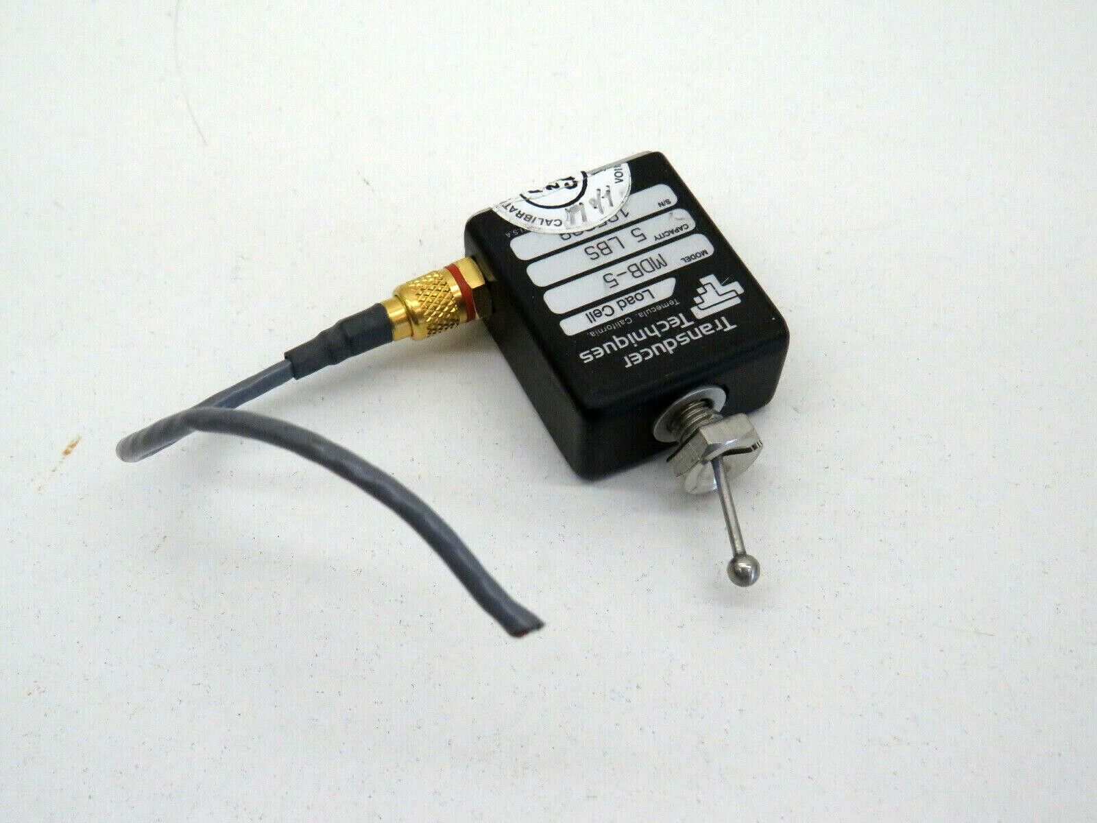 Transducer Techniques MDB-5 Load Cell 5LBS, with Ball Arm