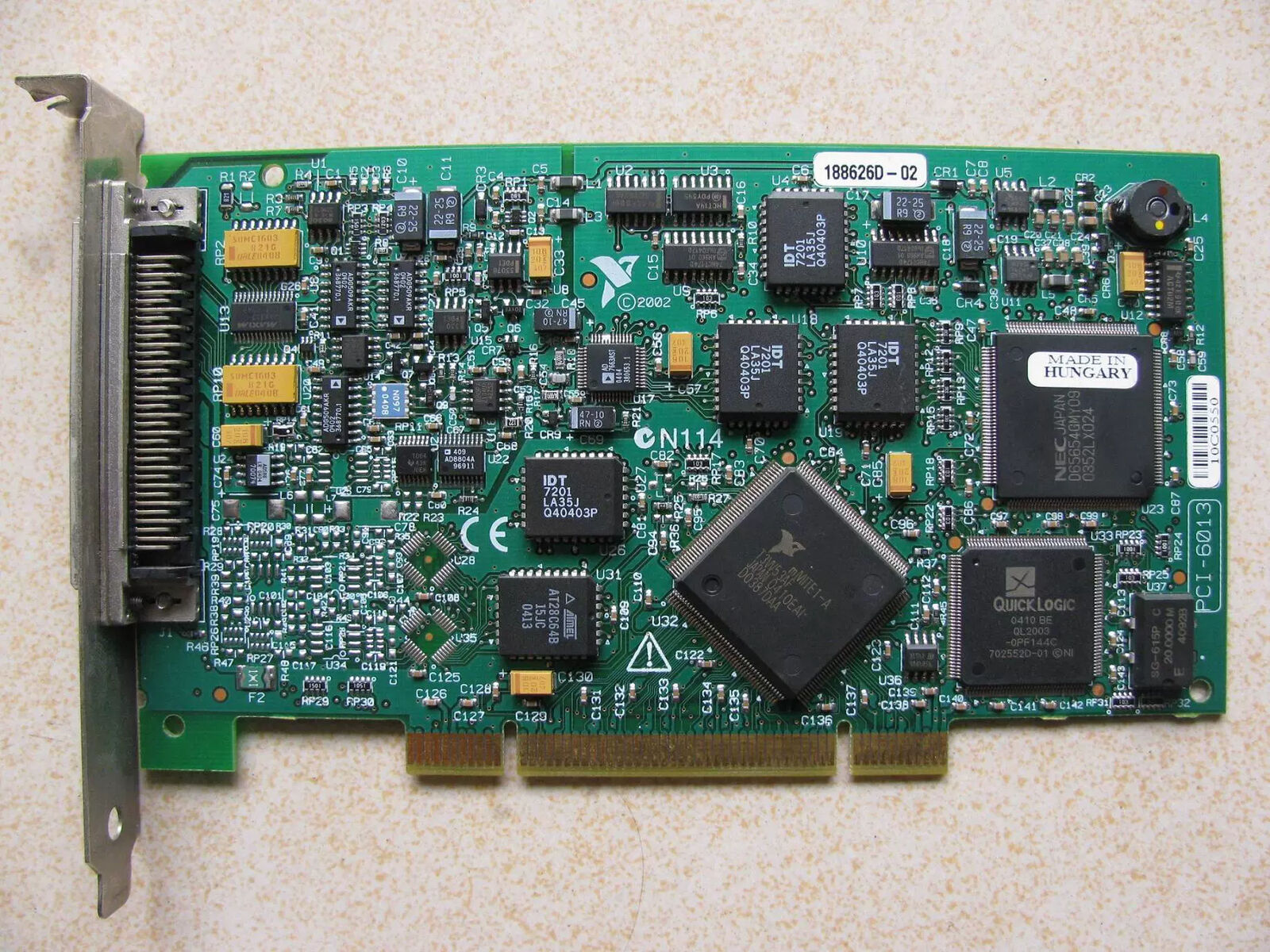 USED National Instruments NI PCI-6013 16-Bit Multifunction DAQ CARD tested