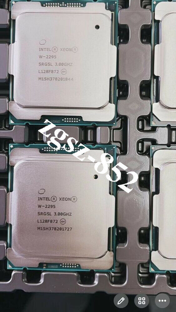 Intel Xeon W-2295 cpu processor 18 core 3.0GHz 14 nanometer LGA 2066 FedEx DHL