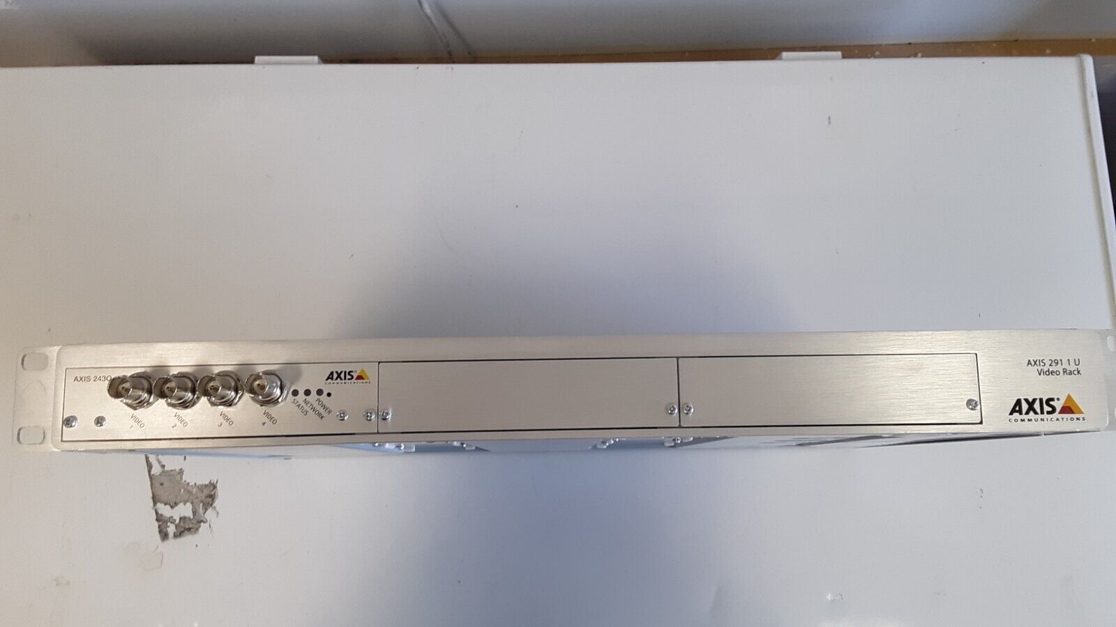 Axis 291 1U Video server rack w/ 243Q 4 input module