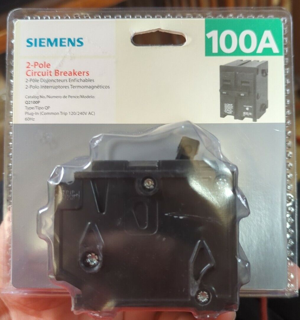 Siemens 2-Pole Circuit Breaker - 100 Amp - New