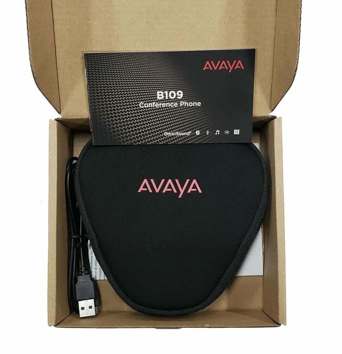 Avaya B109 Conf Phone- Bluetooth Or USB- Sealed Box - PC Or  Mobile Compatible