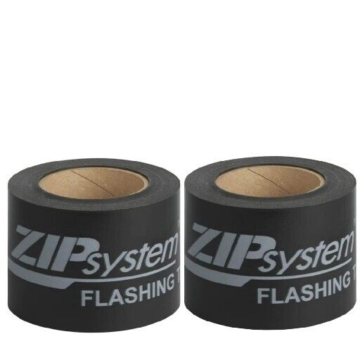Pack of 2 Roll Zip System Window, Sheathing Flashing Tape 3.75 inx90ft.