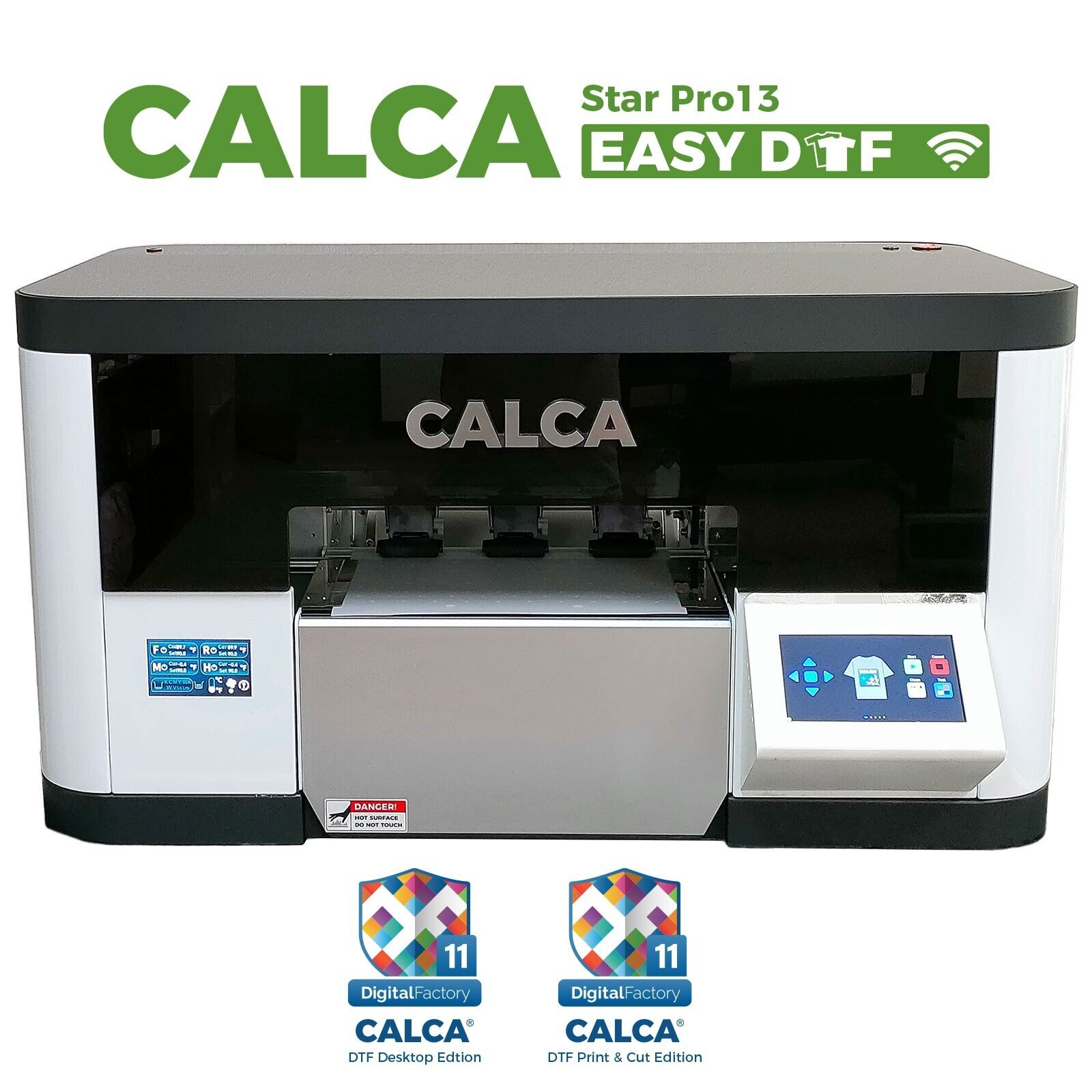 US Stock CALCA ProStar13 Wifi DTF Printer, Easy Operation