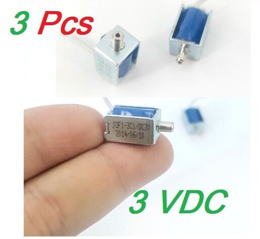 3PCs  Mini Small Miniature Solenoid Valve Flow exhaust valve Electronic 