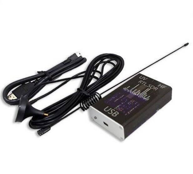 New 100KHz-1.7GHz UV HF RTL-SDR USB Tuner Receiver/ R820T2+8232 + Antenna +usb
