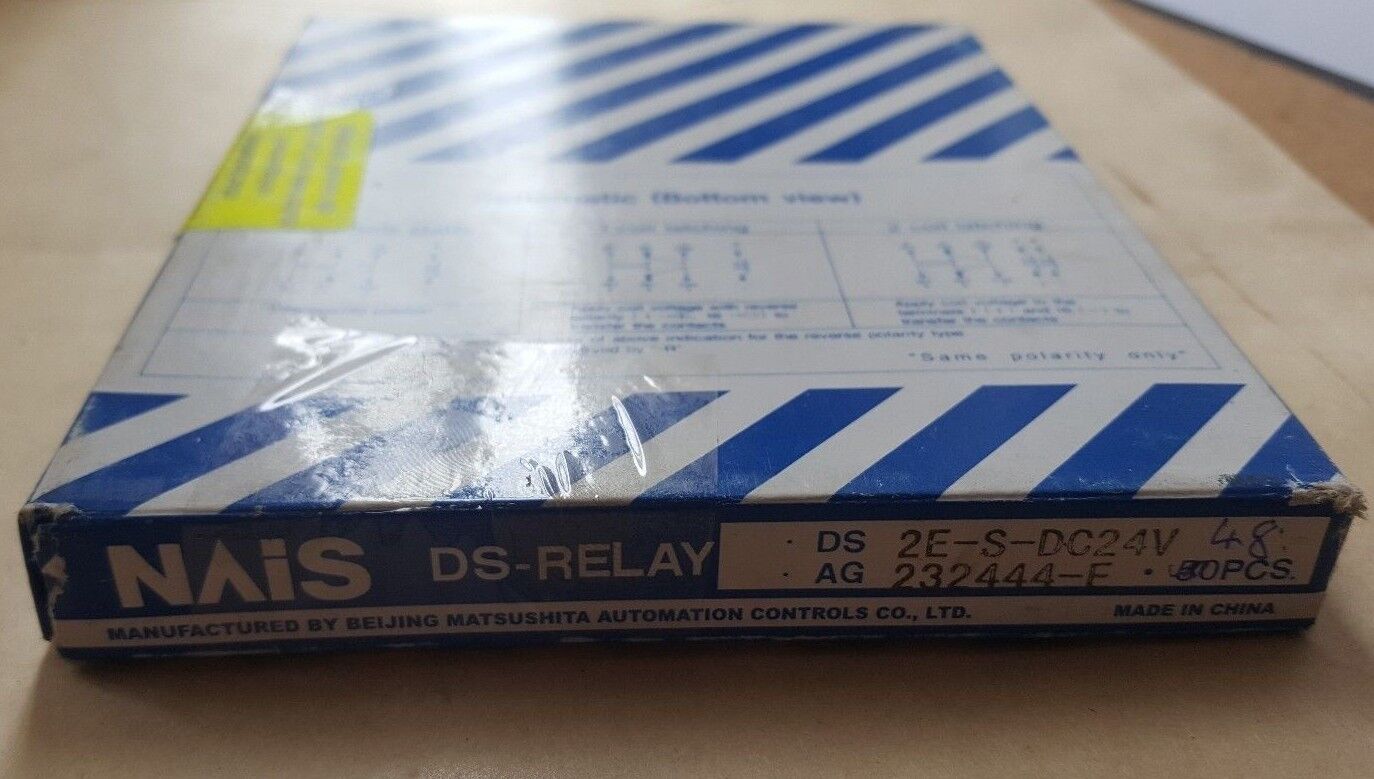 NAIS 2E-S-DC24V DS-RELAY 48 PCS (U2..6B2)    