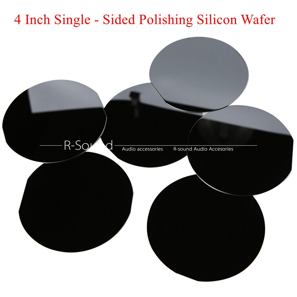 4 inch silicon wafer IC semiconductor grad high purity single crystal polish 1pc