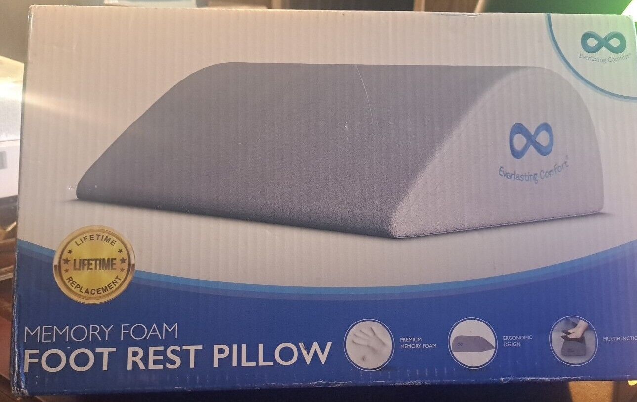 Everlasting Comfort Memory Foam Foot Rest Pillow