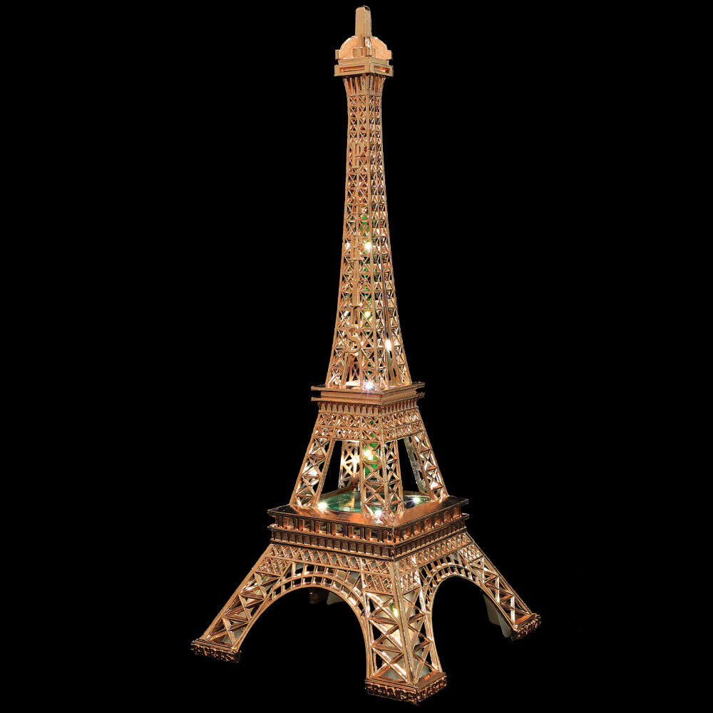 Eiffel Tower Vintage Night Light for Home Decoration - Rose Gold LED Ornaments