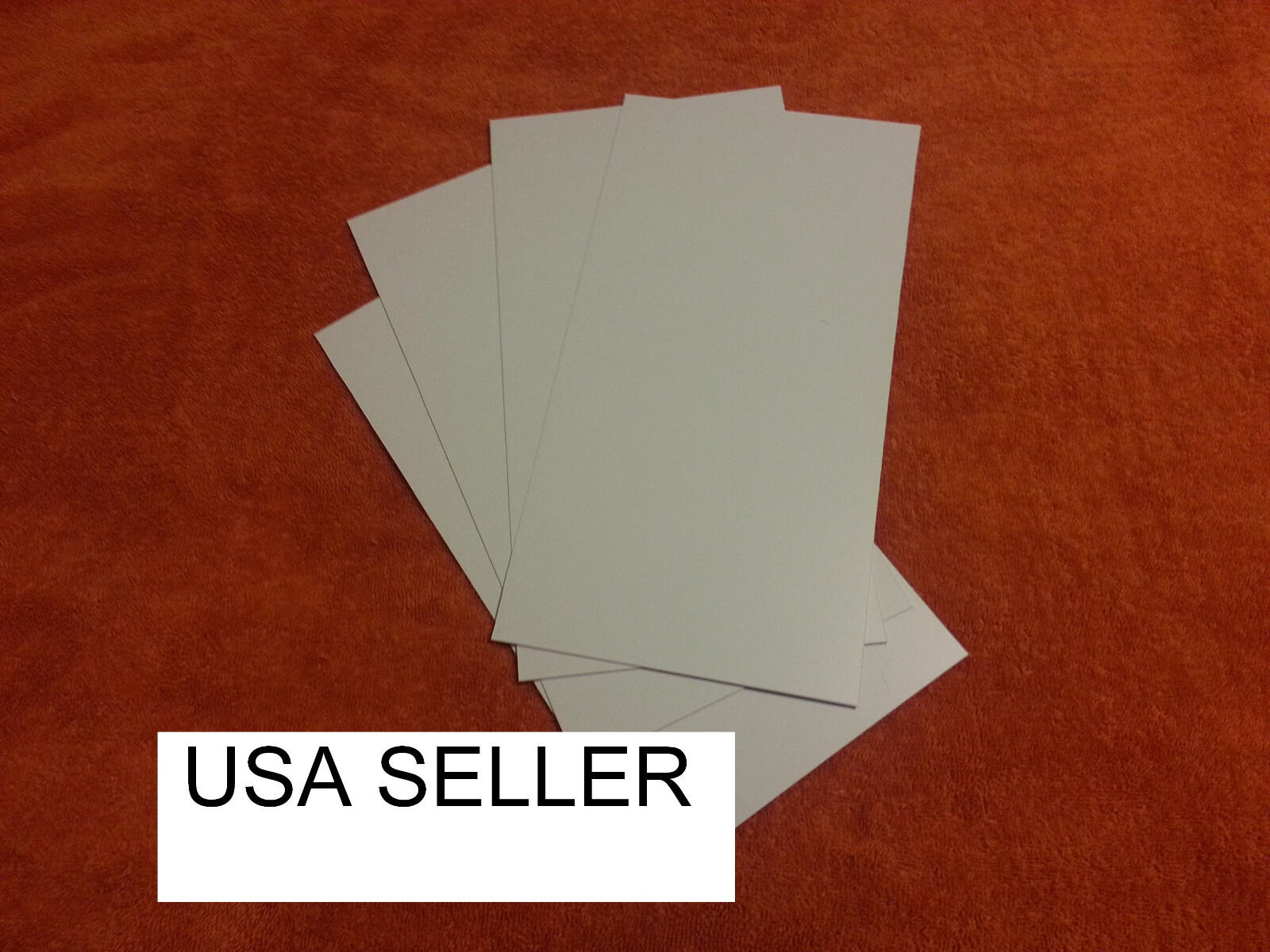 WHITE STYRENE SHEETS (10) .015 ( 0.4MM)  0.015 .015 VACUUM FORMING FOR MACHINE