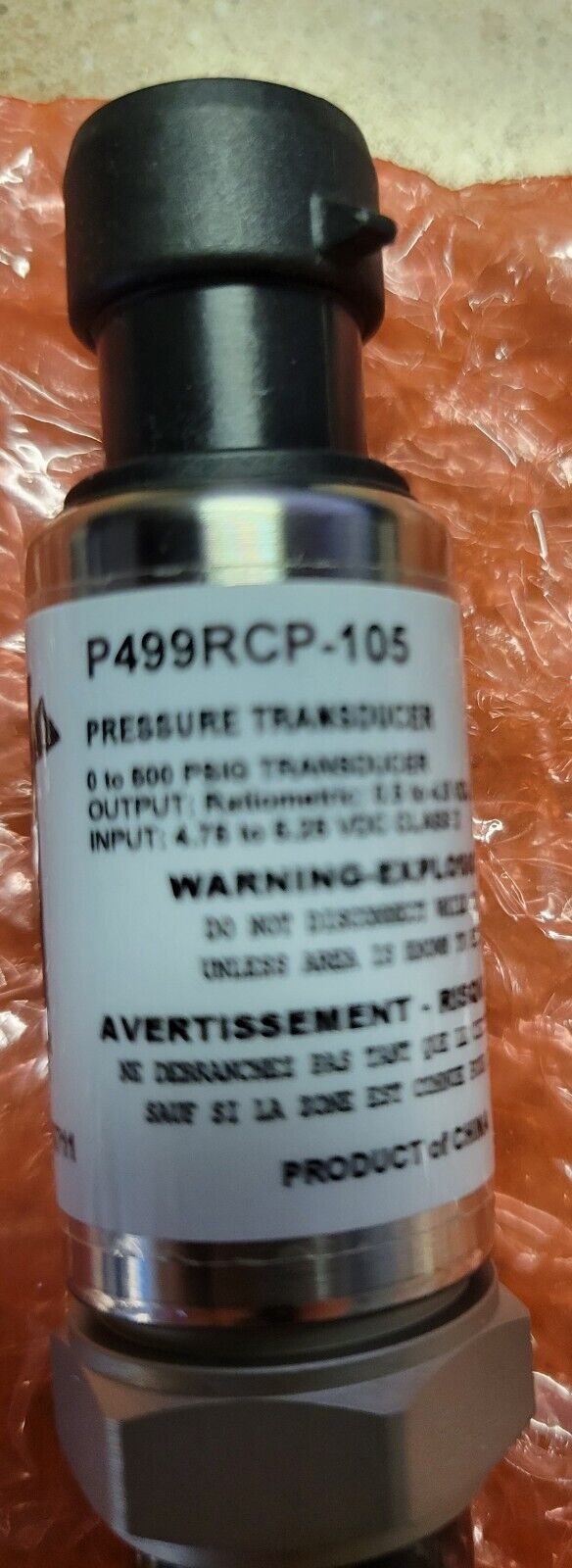 PENN Johnson Controls P499RCP-105 Pressure Transducer
