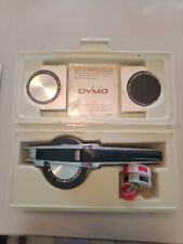 Vintage Dymo Deluxe Tapewriter 1570 Embossing Label Maker  W/ Carrying Case picture
