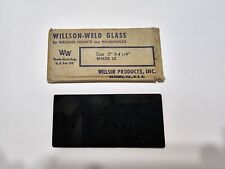 Willson Weld Glass - Vintage welding glass for welding helmets and handshields picture