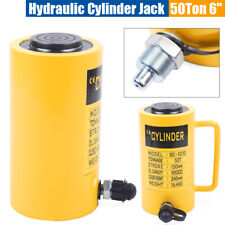 50 Ton Hydraulic Cylinder Jack Solid 6 Inch Stroke Single Acting Jack Ram 150mm picture