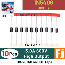 1N5406 IN5406 (10 pcs) 3A 600V Rectifier Diode - USA Ship picture