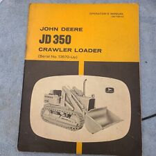 OEM Vintage John Deere JD350 Crawler Loader Operator Manual John Deere Tractor  picture