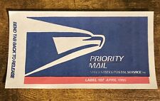 Vintage April 1995 Label 107 USPS Sticker Priority Bird US Postal Service New picture