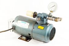 GAST M100X Air Compressor Vacuum Pump LEESON Electric Corp Oilless HVAC picture