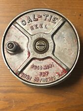 Vintage Cal-Tie Reel-The Colorado Fuel and Iron Corp-Model 63-Tie Wire-Iron work picture