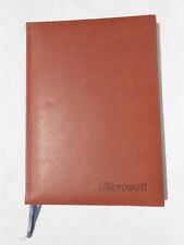 Vintage M. Castelli Microsoft Faux Leather Journal Diary Notebook 67625 Italy G9 picture