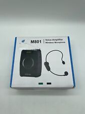 Bluetooth 5.0 Voice Amplifier with Wireless Mic Headset, Waterproof Personal ... picture