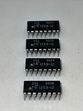 1259-12 (MT1259-12) 256K 120nS DRAM memory - Micron Technology New Lot of (4) picture