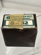 Box of 100 Whitney Screw 8-32 Machine Screw Hex Nuts NOS Vintage USA picture