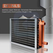 Water to Air Heat Exchanger 12x15 With Copper Ports Hot Water Coil for Outdoor picture
