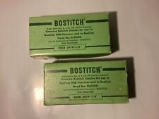 Vintage BOSTITCH SHCR 5019 1/4 Staples Opened Full Box + Half Box Hammer H2B picture