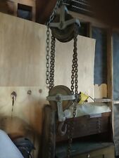 Vintage Timken Coffing Hoist  1 Ton Chain Hoist Chain Block Pulley ANTIQUE USA picture