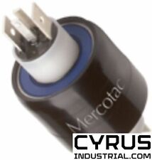 MERCOTAC 430 rotary electric connector, 4 conductors, 2@4amps, 2@30amps, 250VAC, picture