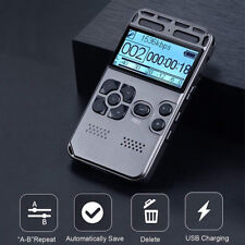 64GB Rechargeable LCD Digital Audio Sound Voice Recorder Dictaphone MP3 Player picture