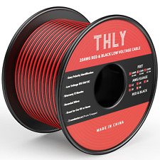 20 Gauge Wire, Pure Copper Wire 120FT 2 Conductor 20 AWG Red Black Low Voltage W picture
