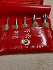 VINTAGE Starrett # S 830 F 5pc Set Small Hole Gages Excellent Condition picture