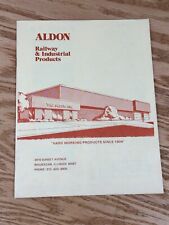 Vintage Catalog ALDON Railway Railroad Industrial Products 1983 Waukegan picture