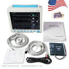 USA SHIPPING ICU Patient Monitor 6-parameter ECG/NIBP/Spo2/PR/Resp/Temp,CONTEC picture